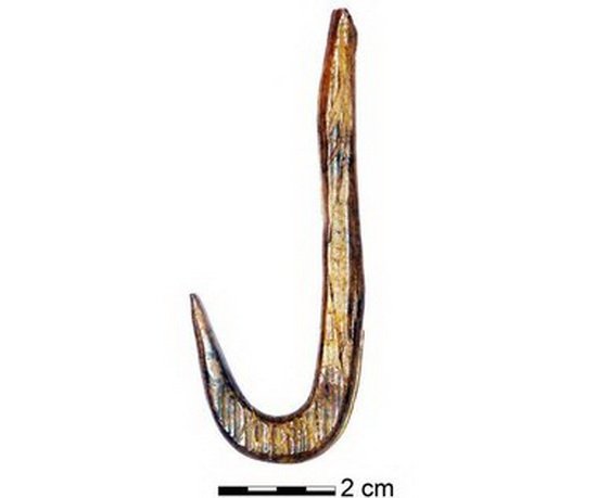 考古发现1.2万年前古人类用猛犸牙制作鱼钩 考古发现1.2万年前古人类用猛犸牙制作鱼钩